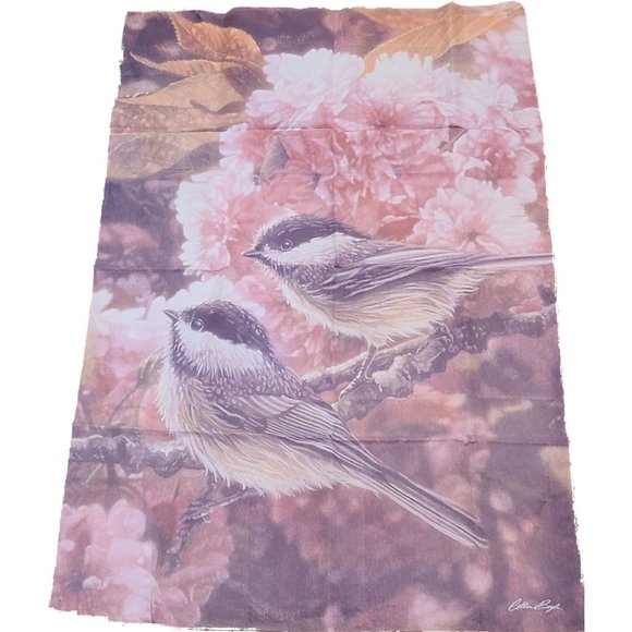 Chicadee Garden Flag Collin Bogle 42x29 - Picture 1 of 6